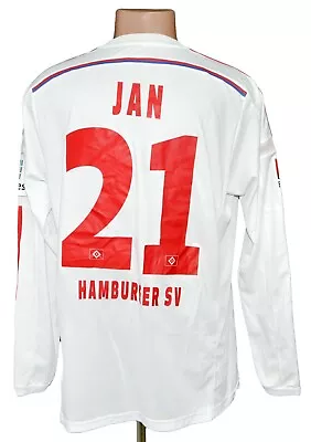 Hamburg Sv Player Issue 2014 Home Football Shirt Jersey Jan #21 Size Xl (10) • £89.99