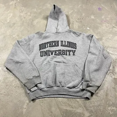 Y2K VTG RUSSELL ATHLETIC Hoodie Saeatshirt M Northern Illinois University 90s • $15.99