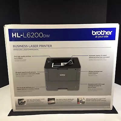 Brother Wireless Monochrome Laser Printer With Duplex Printing HL-L6200DW New • $379.95