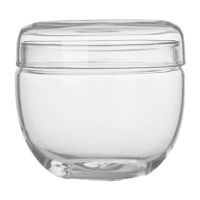 Clear Glass Tea Storage Jar With Lid Kitchen Canister • £14.79