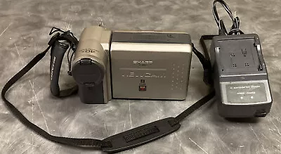 Sharp VL-E660 VL-E660U 8mm Video8 Camcorder Player W/ Battery Charger UNTESTED • $11.24