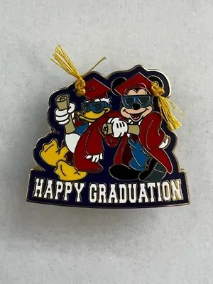 $22.95 • Buy Happy Graduation Mickey And Donald Cap Gown Disney Pin (A2)
