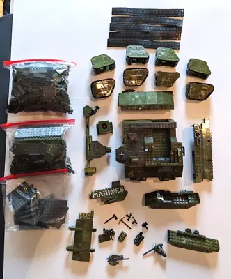 Mega Bloks HALO UNSC Elephant 96942 INCOMPLETE Loose Parts Lot Lego READ DESC • $49.99