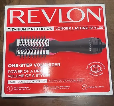 REVLON One-Step Hair Dryer & Volumizer Titanium Max Edition BRAND NEW • $39.99