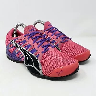 Puma Voltaic 3 NM Pink Purple Running Shoes Women's Size 7.5 Rare • $21.25