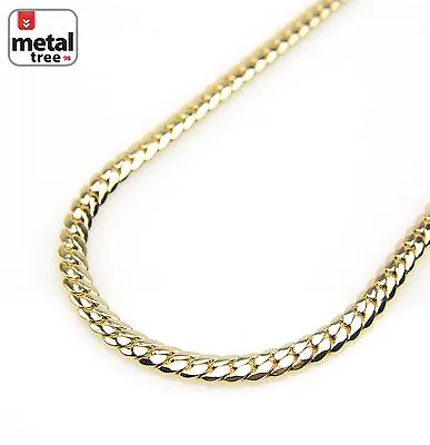 Hip Hop Heavy 10 Mm 14K Gold Plated Men's Miami Cuban Link Chain Necklace 24  • $19.99