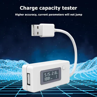 LCD USB Hub Tester Power Meter Voltage And Current Monitor Detector USB Charger • $7.49