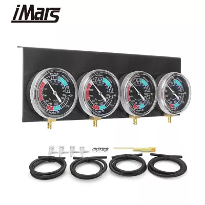 $35.99 • Buy IMar® 4 Cylinder Motorcycle Fuel Vacuum Carburetor Synchronizer Gauge Carb Sync
