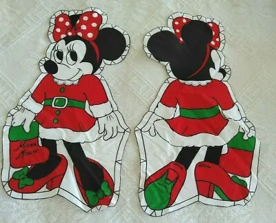 Minnie Mouse Christmas Pillow Fabric Panel • $10.88