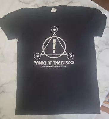 Panic! At The Disco T Shirt Pray For The Wicked Tour Rare Rock Band Tee Size M • £10.50