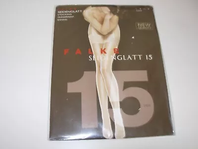 Falke Seidenglatt 15 Sheer Lace Top Stockings (Black; Size I; Small) • £12.50