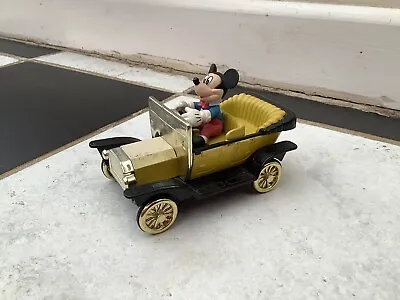 Vintage Disney Mickey Mouse Driving Classic Car (Plastic) Roadster Vintage Car • £9.99