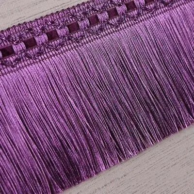 10M 11cm Chainette Tassel Trim Curtain Fringe Ribbon Upholstery Sewing DIY Retro • £23.89