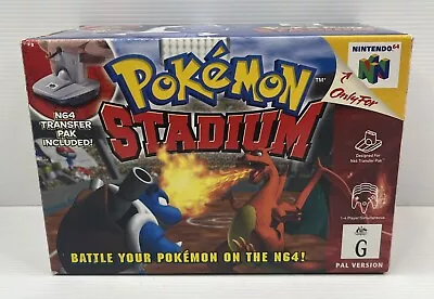 Pokemon Stadium 64 Nintendo 64 Game N64 Boxed & Complete - VGC PAL AUS • $469