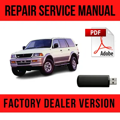 $16.49 • Buy Mitsubishi Montero Sport 1997-2005 Factory Repair Manual USB