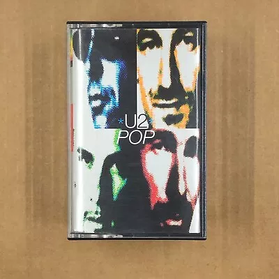 U2 Cassette Tape POP 1997 90s STARING AT THE SUN DISCOTHEQUE LAST NIGHT ON EARTH • $14.99