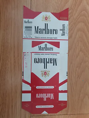 Opened Empty Cigarette Hard Pack--84 Mm-UK-Marlboro • $1.50