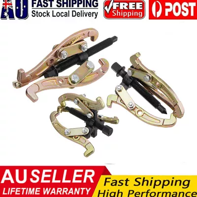 3Pcs Bearing Gear Hub Puller Remover Kits Drop Forged Reversible Jaws Separator • $39.80