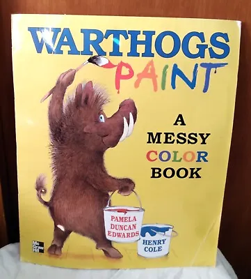 BIG BOOK For The CLASSROOM / HOMESCHOOL  (19 X 15 )  WARTHOGS PAINT - Edwards • $24.99