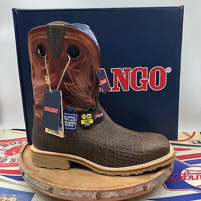 Durango Maverick Pro Waterproof Steel Toe Brown Western Work Boots Size 12 Wide • $109.99