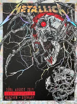 Metallica Concert Poster 11 X 17 !  FREE USA Shipping Only !  • $20