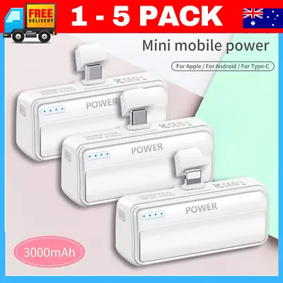 $19.95 • Buy TYPE C MICRO USB MINI External Power Bank Pack Portable USB Battery Mobile Phone