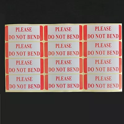 PLEASE DO NOT BEND LABELS STICKERS For ENVELOPE WEDDING INVITATIONS PAPER CARDS • $3