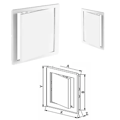 High Quality White Access Panel All Size Inspection Hatch Plastic Revision Door • £6.49