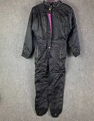 Obermeyer Ski Suit Juniors 16 Yrs Full Zip Hooded 100% Nylon Thermolite Vintage • $79.99