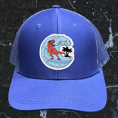 T-Rex Surfing Snapback Hat 13 Color Options Baseball Trucker Ocean Beach NEW • $19.99