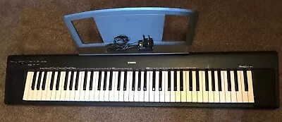 Yamaha Portable Grand NP-30 Digital Keyboard Black 76 Keys Free P&P  • £115