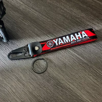 YAMAHA Racing MotoGP Motorcycle Keyring Bike Keychain Wrist Strap Car Gift AU • $11.60