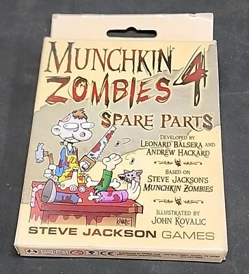 Munchkin Zombies 4: Spare Parts Game Expansion Steve Jackson Games SJG 1493 • $9.99