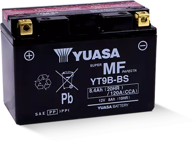 Yamaha 2006-2009 Yzf R6s Yuasa Maintenance Free Battery - Yt9b-bs • $118.95