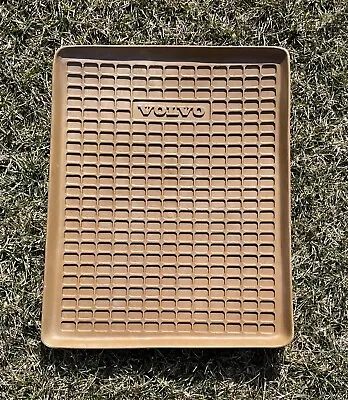 Volvo 240 All-weather Waffle Floor Mat Rear - Original Tan. • $40