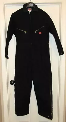 Dickies Men's Insulated Duck Coverall Black CHEST 38-40 LENGTH SHORT • $24.04