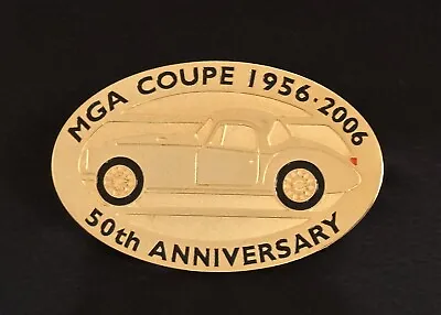 MGA Coupe 1956-2006 50th Anniversary Brass Grille Badge  • $135