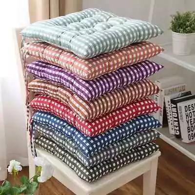 $12.02 • Buy Chair Pads Office Seat Pads Tie On Pad Home Decor Cushion Kitchen Garden Patio