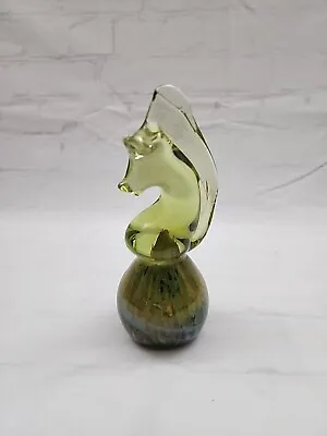 Mdina Art Glass Sea Horse Paperweight Chess Figure 7  • $14.95