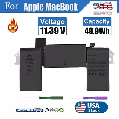 A2389 A2337 Battery For Apple MacBook Air 13  Inch Air M1 2020 EMC 3598 49.9Wh • $39.99