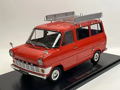 Ford Transit 1965 Red With Roof Rack 1:18 Scale KK Scale 180465 • £84.99