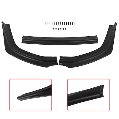 Fast Shipping Front Bumper Lip Matt-Black For 08-17 Mitsubishi Lancer EVO X 10 • $71.99