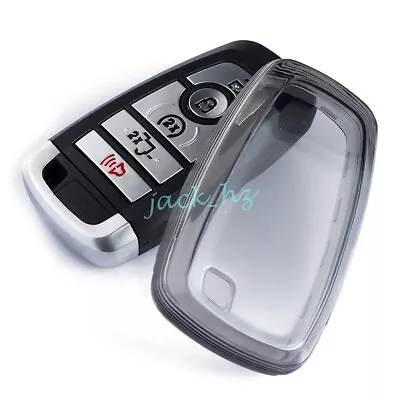 Black Transparent Key Fob Case Cover For Ford Escape F150 Explorer Kuga Edge • $8.62