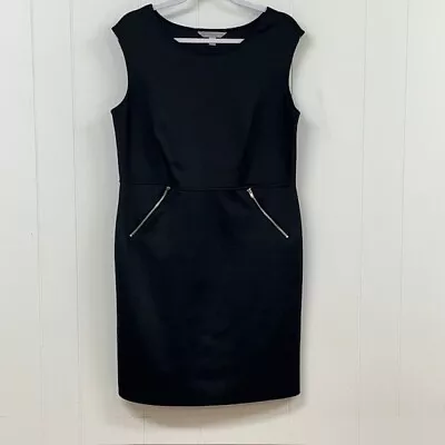 AA Studio AA A Line Dress Womens 14W Black Knee Length Stretch Sleeveless • $6