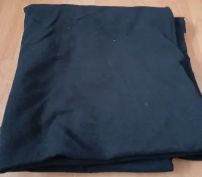 Cotton Lycra Fabric Remnant 152cms X 100cms Black • £5