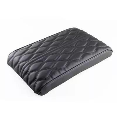 PU Leather Car Armrest Pad Cover Wave Pattern Embroider Protection Mat Cushion • $31.40