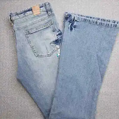 Mudd Womens Juniors Jeans 9 Lowrise Flared Sequin Blue Denim Stretch • $15.99