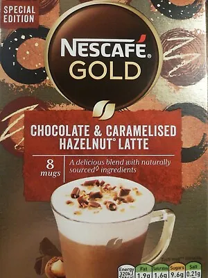 £4.97 • Buy NESCAFE GOLD CHOCOLATE AND CARAMELISED HAZELNUT LATTE (SELL ONLY Sachets)instant
