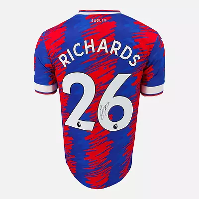 £241.99 • Buy Chris Richards Signed Crystal Palace Shirt 2022-23 Home [26]