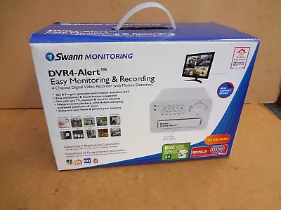 ꙮ Swann DVR4-Alert Easy Monitoring NEW 4 Channel HD 1080p DVR Recorder • $59.99